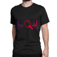 Cool Ping Pong Shirt   Heartbeat Table Tennis Tee Classic T-shirt | Artistshot