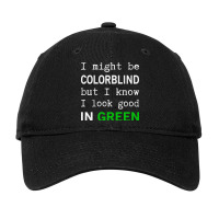 Red   Green Color Blindness Adjustable Cap | Artistshot