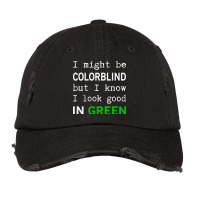 Red   Green Color Blindness Vintage Cap | Artistshot