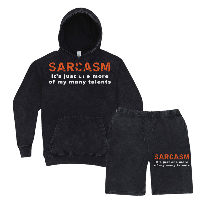 Custom Sarcasm Funny Sayings And Quotes Vintage Hoodie And Short Set By  Vanode Art - Artistshot