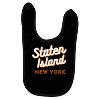 Staten Island Ny, Retro Si Ny T Shirt Baby Bibs | Artistshot