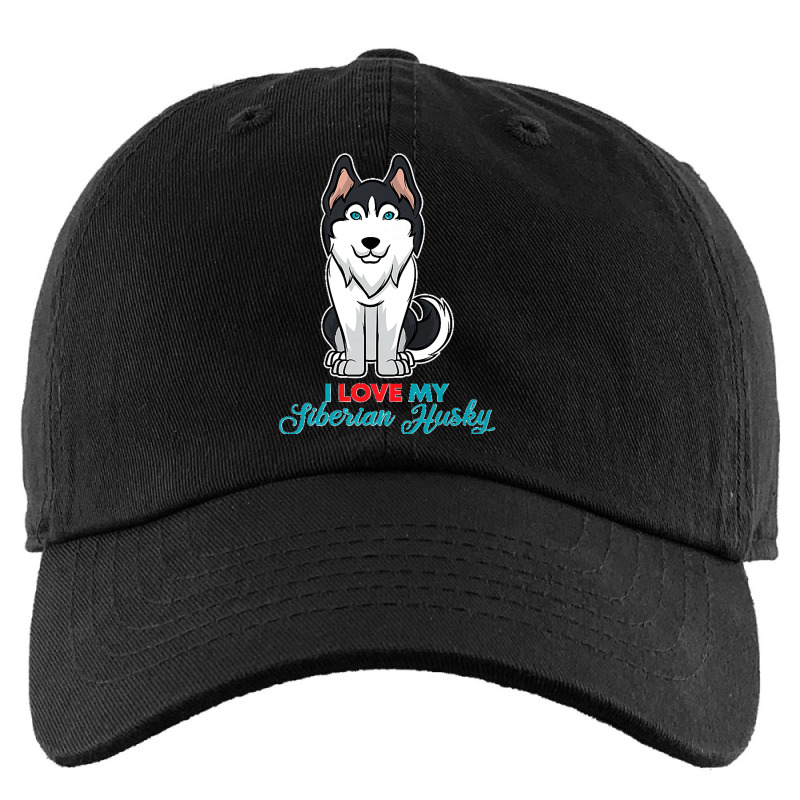 I Love My Siberian Husky For Lovers Of Huskies Premium Kids Cap by WirtzRichard | Artistshot