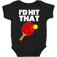 Cool Table Tennis Design For Men Women Game Ping Pong Lovers T Shirt Baby Bodysuit | Artistshot