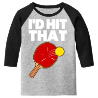 Cool Table Tennis Design For Men Women Game Ping Pong Lovers T Shirt Youth 3/4 Sleeve | Artistshot