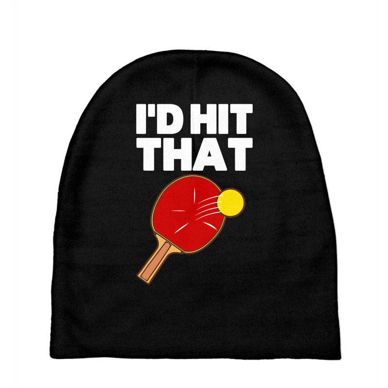 Cool Table Tennis Design For Men Women Game Ping Pong Lovers T Shirt Baby Beanies by DianneHenderson91 | Artistshot