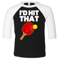 Cool Table Tennis Design For Men Women Game Ping Pong Lovers T Shirt Toddler 3/4 Sleeve Tee | Artistshot