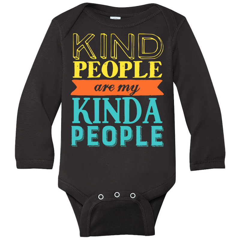 Kindness And Being Kind Long Sleeve Baby Bodysuit by Vanode Art | Artistshot