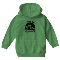 Living On Island Time Palm Trees And Sunset Black Youth Hoodie | Artistshot