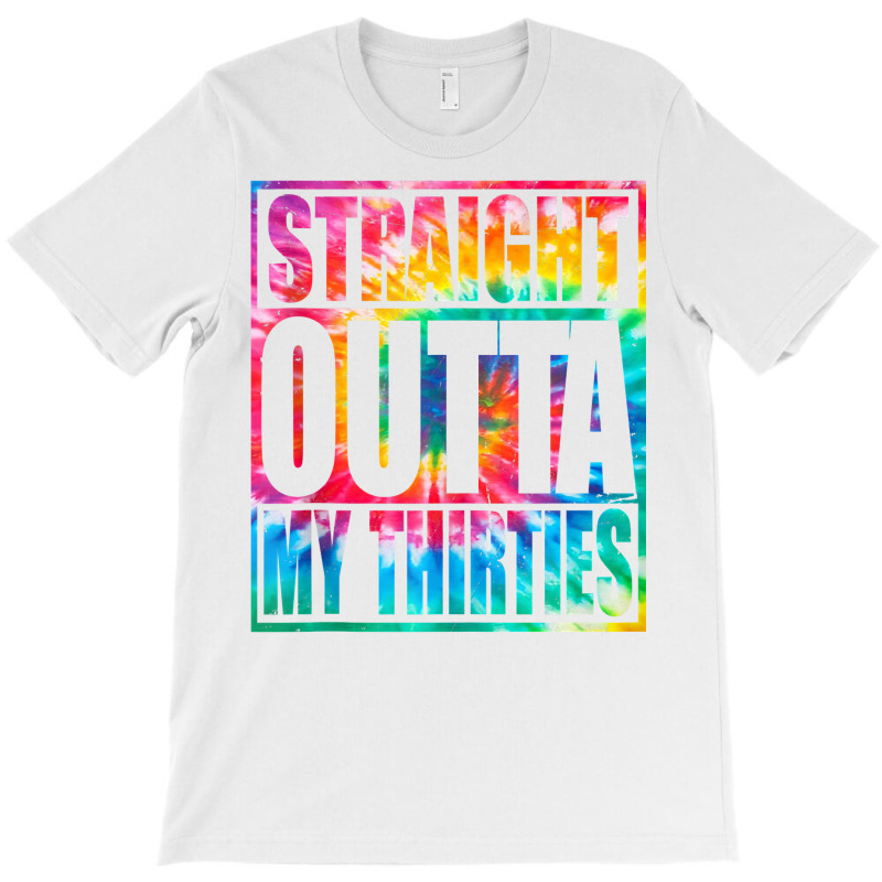 Straight Outta My Thirties T Shirt Funny 40th Birthday Tank Top T-shirt | Artistshot