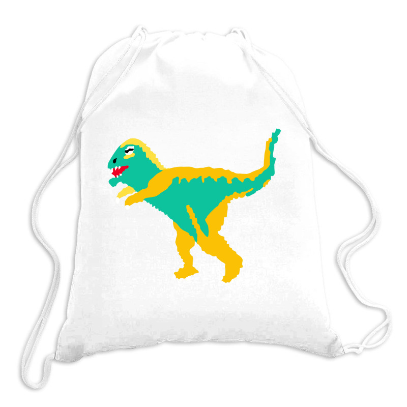 Dinosaur Graphic Drawstring Bags | Artistshot