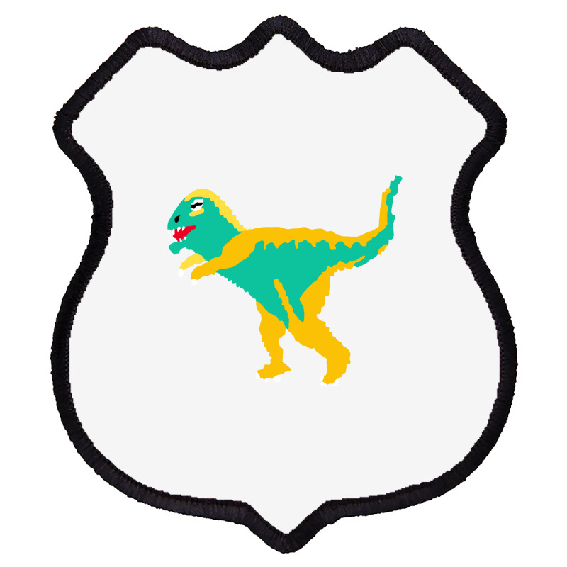 Dinosaur Graphic Shield Patch | Artistshot