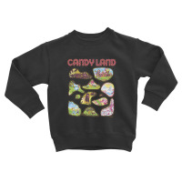 Candy Land Locations Toddler Sweatshirt | Artistshot