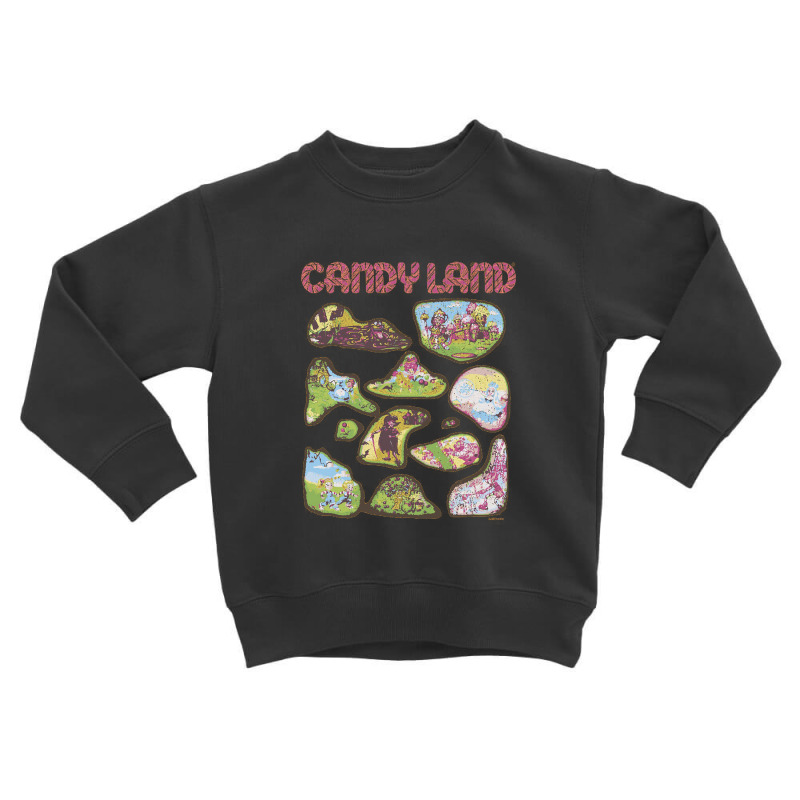 Candy Land Locations Toddler Sweatshirt by satekiong | Artistshot