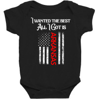 Arkansas City Usa Flag Shirt Baby Bodysuit | Artistshot