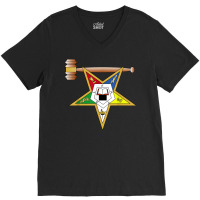 Worthy Matron Oes T Shirt Eastern Star Tee Sistar V-neck Tee | Artistshot