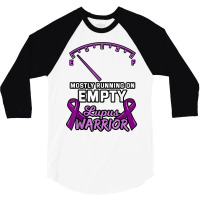 Lupus Warrior Shirt Fuel Gauge Low Energy Purple Ribbon Gift 3/4 Sleeve Shirt | Artistshot