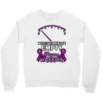 Lupus Warrior Shirt Fuel Gauge Low Energy Purple Ribbon Gift Crewneck Sweatshirt | Artistshot