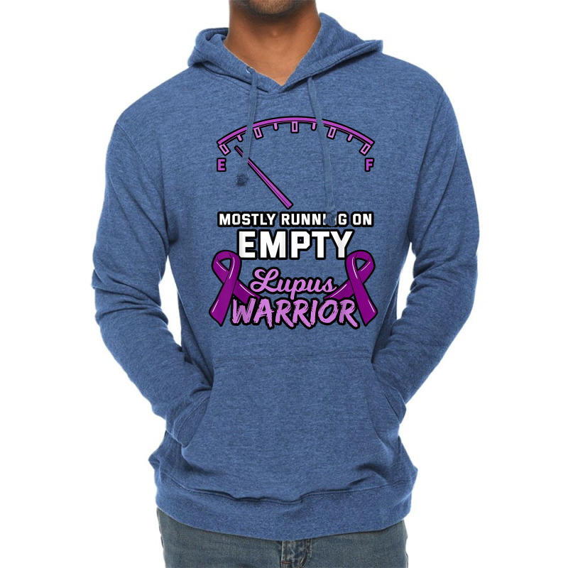 Lupus Warrior Shirt Fuel Gauge Low Energy Purple Ribbon Gift Lightweight Hoodie | Artistshot