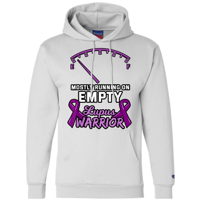 Lupus Warrior Shirt Fuel Gauge Low Energy Purple Ribbon Gift Champion Hoodie | Artistshot