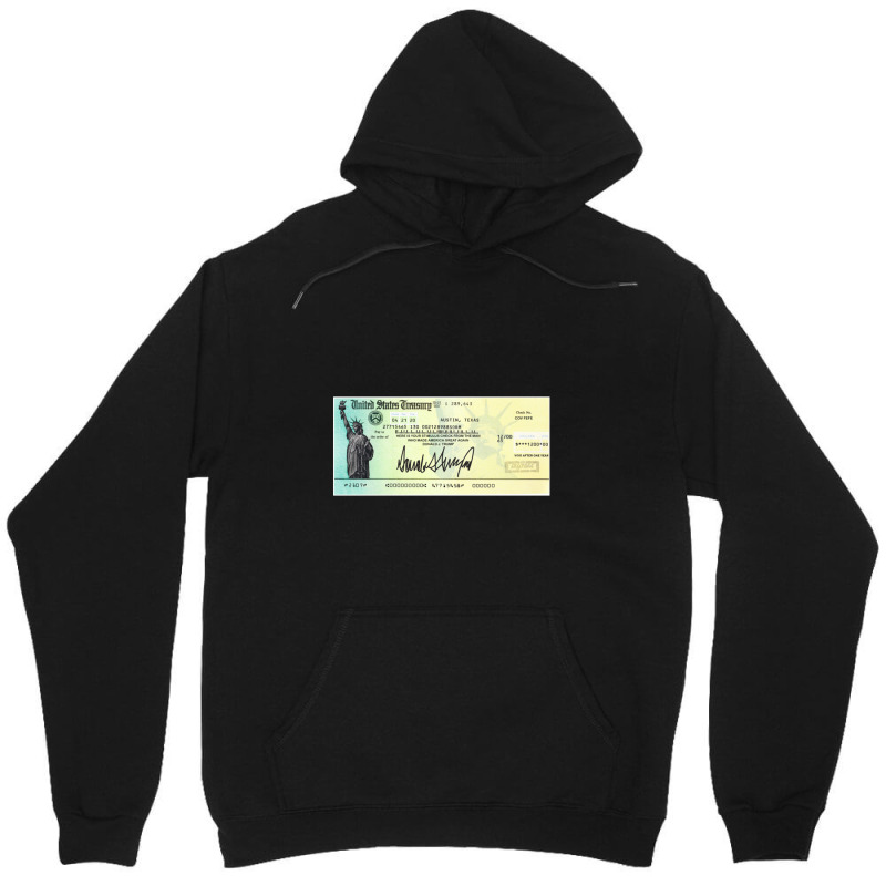 Donald Trump Stimulus Check Unisex Hoodie | Artistshot