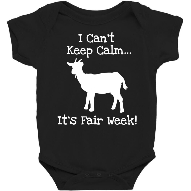 State And County Fair Show Goat Farm Animal Showing T Shirt Baby Bodysuit by DarleneLee89 | Artistshot