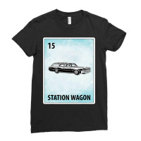 Station Wagon Mexican Cards T Shirt Ladies Fitted T-shirt | Artistshot