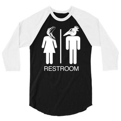 Restroom For The Recently Deceased 3/4 Sleeve Shirt Designed By Chilistore