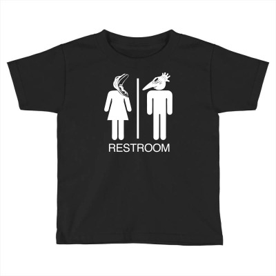 Restroom For The Recently Deceased Toddler T-shirt Designed By Chilistore