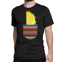 Taco Blanket Pocket Serape Mexican Fiesta Apparel T Shirt Classic T-shirt | Artistshot