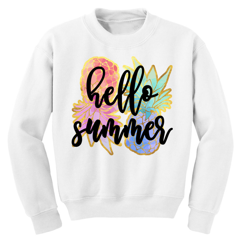 Hello Summer Youth Sweatshirt by autlu2024 | Artistshot