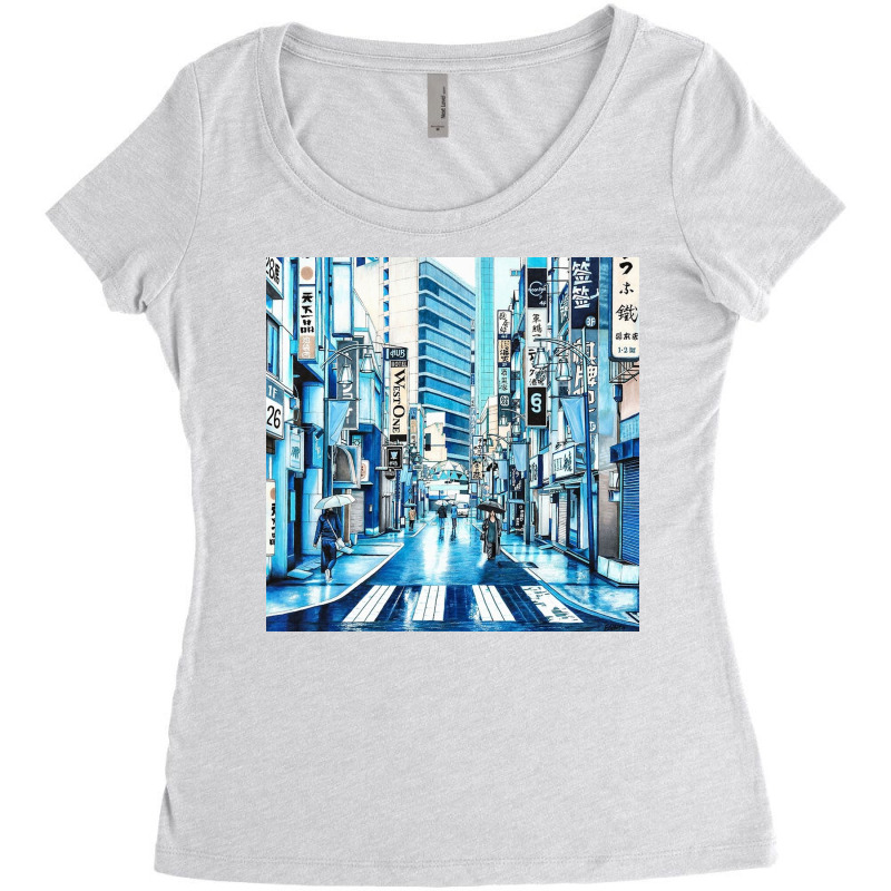 Osaka Restaurant Women's Triblend Scoop T-shirt by lorismerch | Artistshot