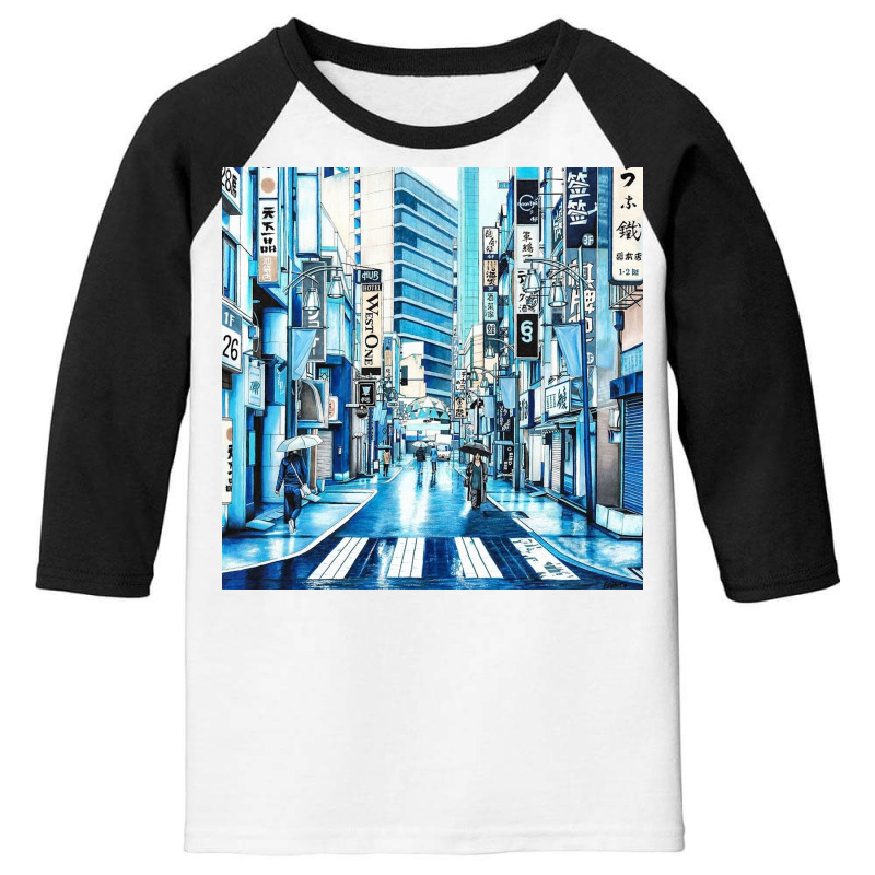 Osaka Restaurant Youth 3/4 Sleeve by lorismerch | Artistshot