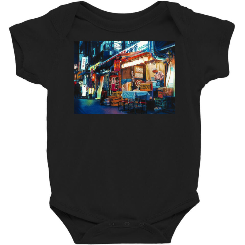 Osaka Restaurant Baby Bodysuit by lorismerch | Artistshot