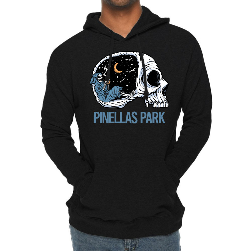 Pinellas Park T  Shirt Chilling Skeleton Pinellas Park T  Shirt Lightweight Hoodie | Artistshot