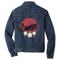 Sunset Men Denim Jacket | Artistshot