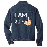 I Am 30 Plus 1 Funny 31st Birthday Gift Born In 1988 T Shirt Men Denim Jacket | Artistshot