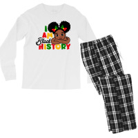 I Am Black History Shirt For Kids Girls Black History Month T Shirt Men's Long Sleeve Pajama Set | Artistshot