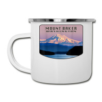 Mount Baker Whatcom County Bellingham Washington Mountain T Shirt Camper Cup | Artistshot