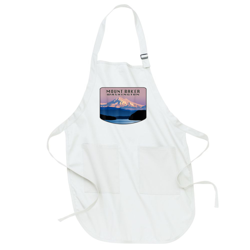 Mount Baker Whatcom County Bellingham Washington Mountain T Shirt Full-length Apron | Artistshot