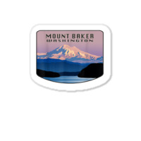 Mount Baker Whatcom County Bellingham Washington Mountain T Shirt Sticker | Artistshot