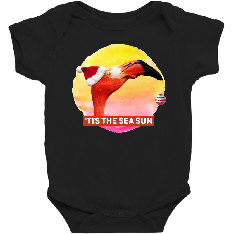 Christmas Funny Tis The Sea Sun Baby Bodysuit by Nicole Tees | Artistshot