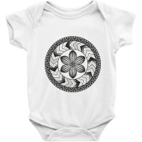 Mandala Vintage Circle Round T-shirt Baby Bodysuit | Artistshot