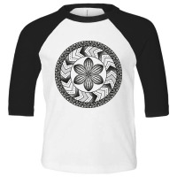 Mandala Vintage Circle Round T-shirt Toddler 3/4 Sleeve Tee | Artistshot