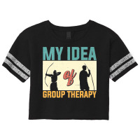 My Idea Of Group Therapy Archery Archer Premium Scorecard Crop Tee | Artistshot