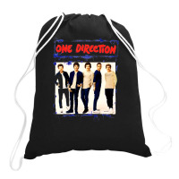 Spray Paint Blue 1 Direction Drawstring Bags | Artistshot