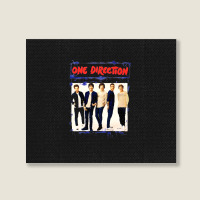 Spray Paint Blue 1 Direction Landscape Canvas Print | Artistshot