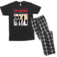 Spray Paint Blue 1 Direction Men's T-shirt Pajama Set | Artistshot