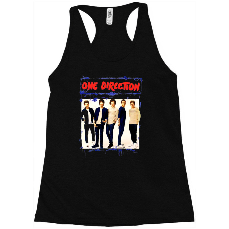 Spray Paint Blue 1 Direction Racerback Tank | Artistshot