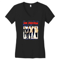 Spray Paint Blue 1 Direction Women's V-neck T-shirt | Artistshot