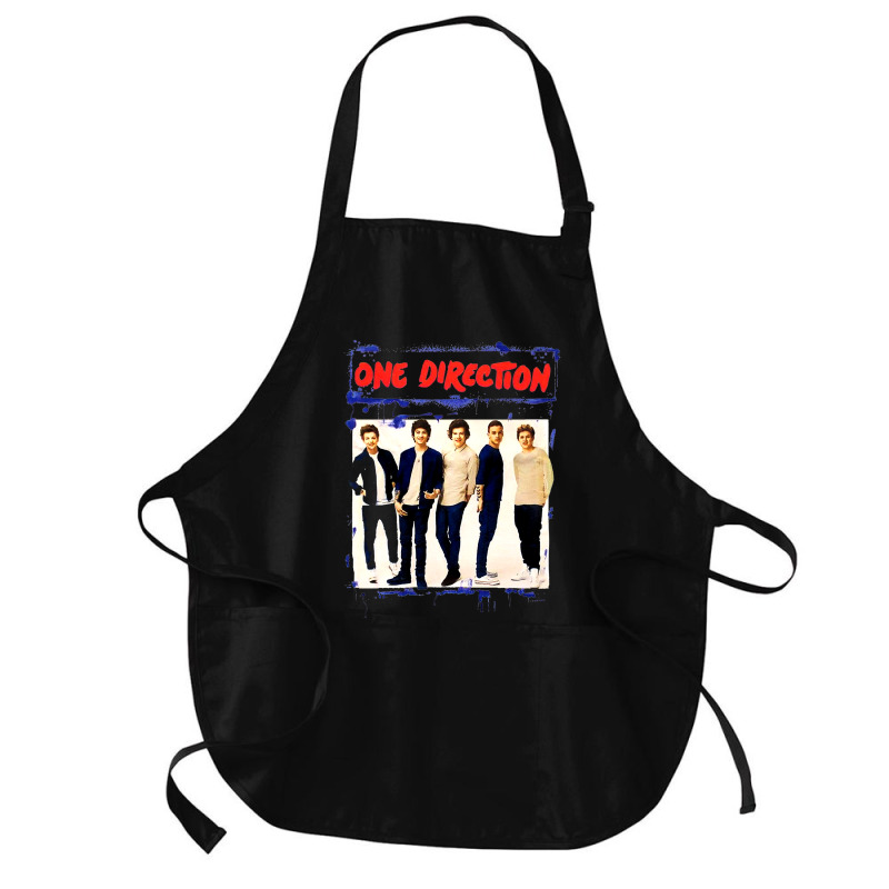 Spray Paint Blue 1 Direction Medium-length Apron | Artistshot